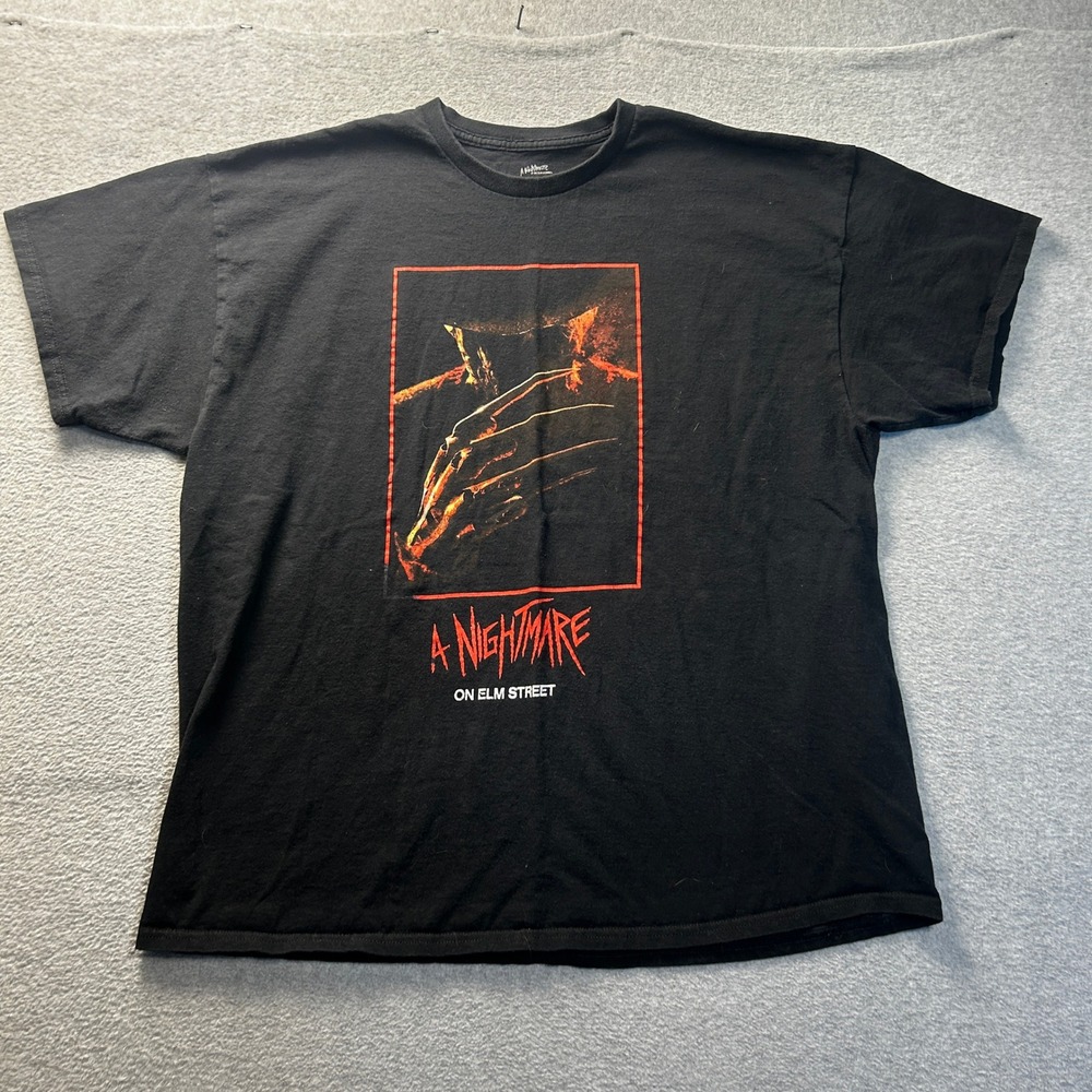 A‎ Nightmare on Elm Street Graphic T Shirt Mens XXL Freddy Krueger Horror